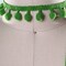 2 Yards Gross Green Mini Pom Pom Fringe Trim 10mm for Sewing and Décor